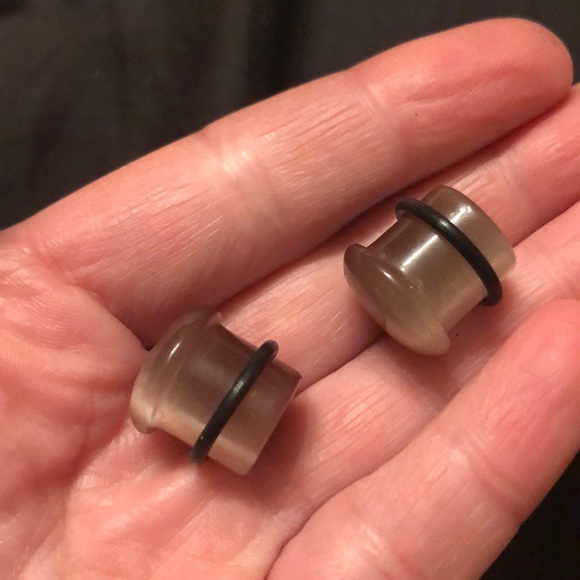 Purplish glass 1/2inch spacers - Picture 2 of 5